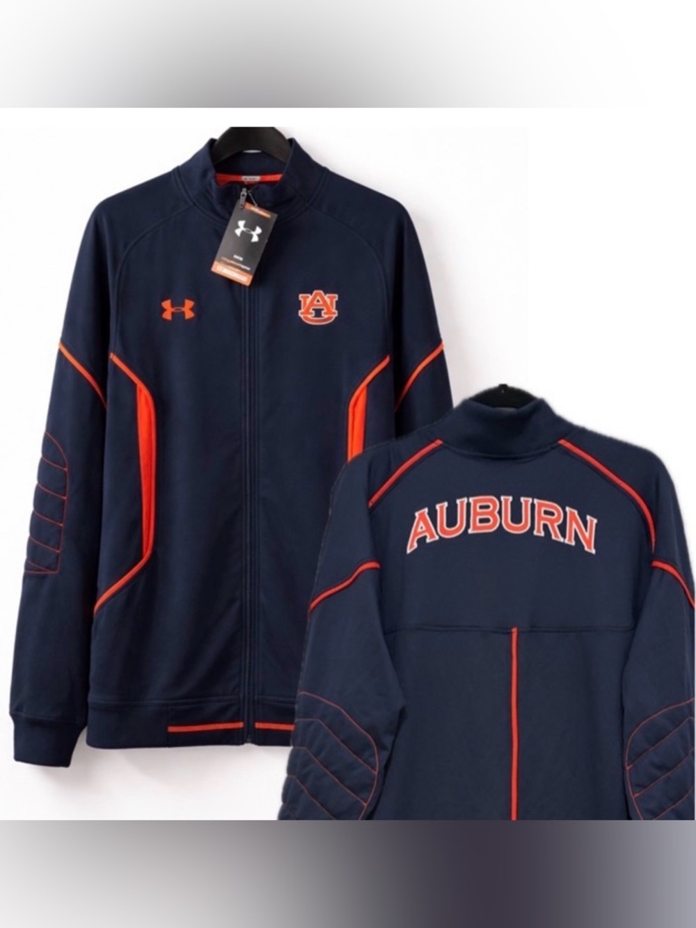 NWT [Under Armour] Auburn Tigers NCAA Full-Zip Jacket Performance Jacket Men’s L